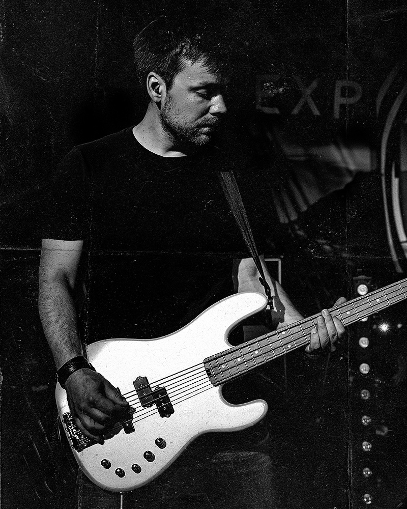 Fat Boy Delirium Bassist "Sascha Grrr" at Soundcheck-Festival 2024