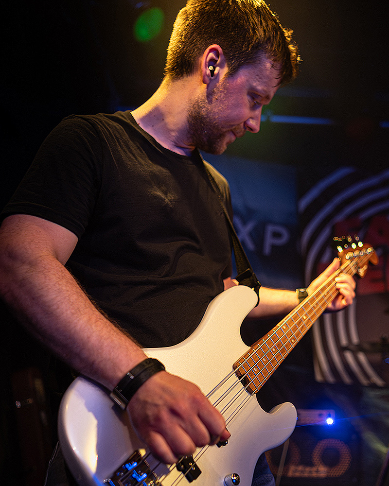 Fat Boy Delirium Bassist "Sascha Grrr" at Soundcheck-Festival 2024